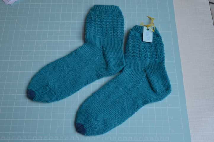 Socken mit Waffelmuster Gr 32-33