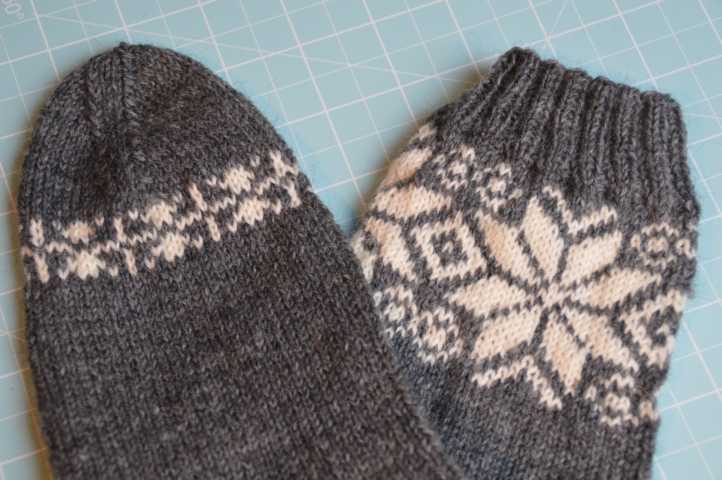 Norwegersocken Gr 41 - Detailansicht