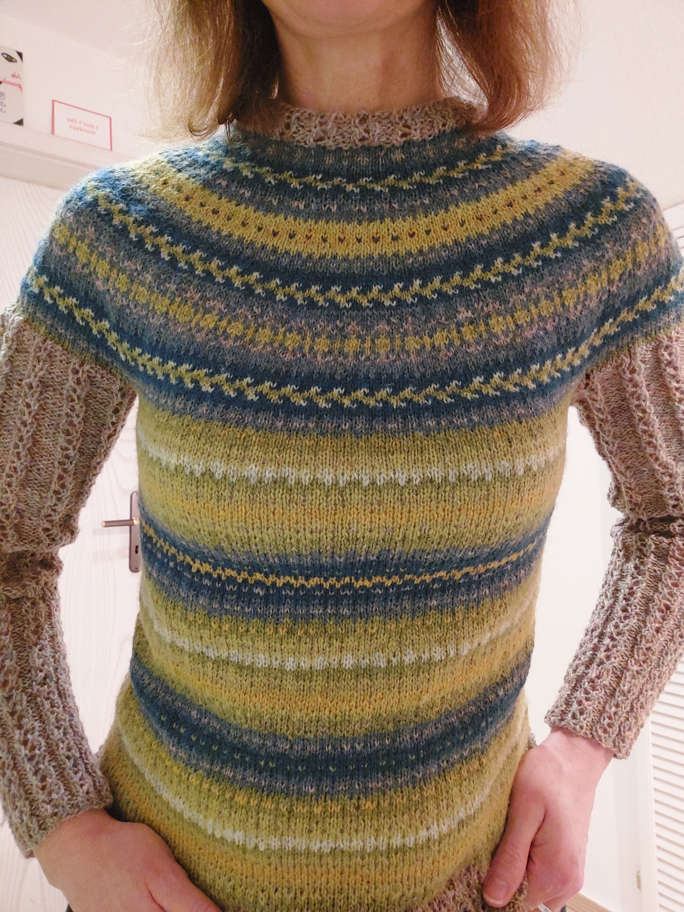 Pullover nach "The Knitter"