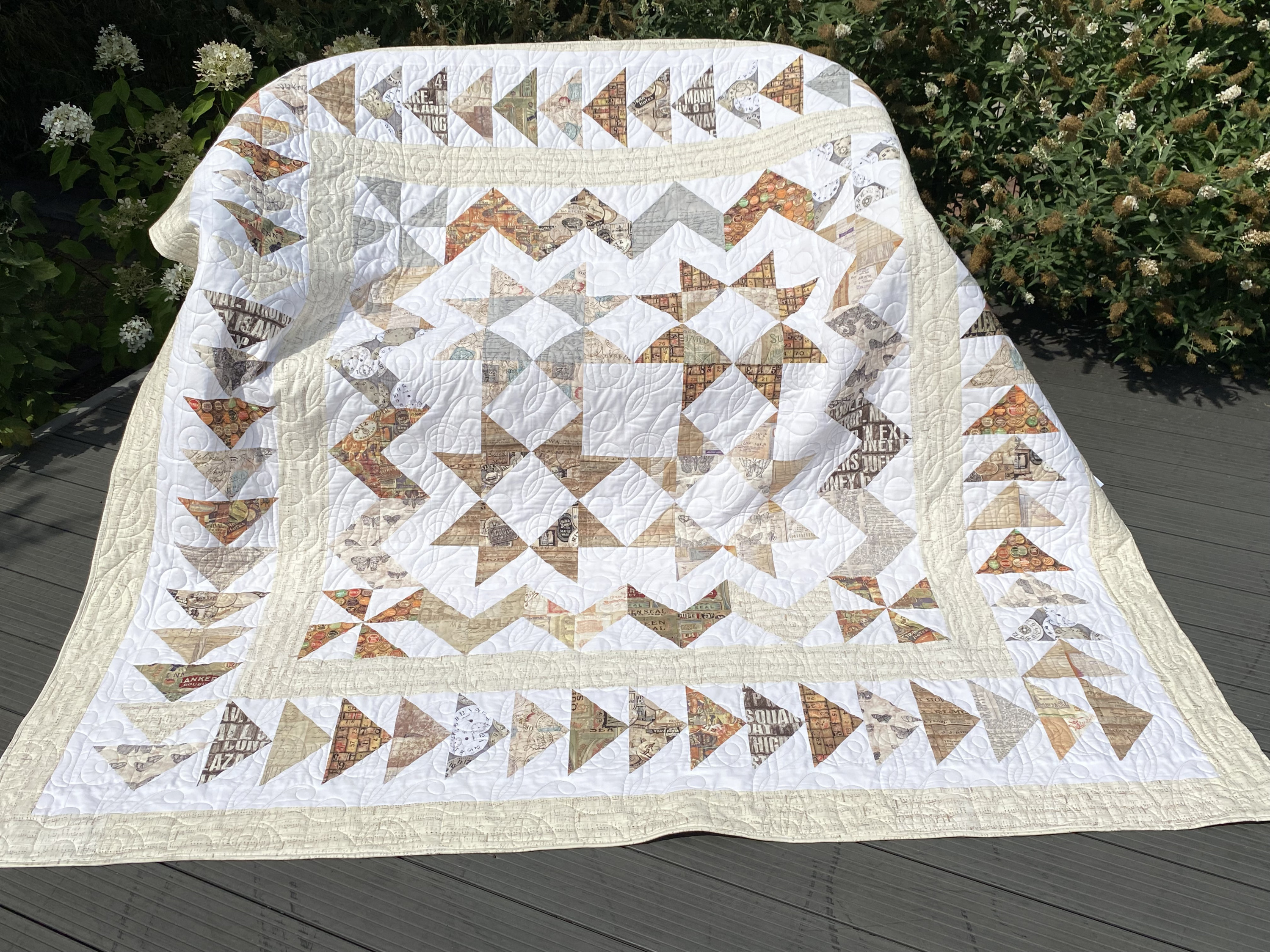 Musik-Quilt zur Goldenen Hochzeit meiner Eltern