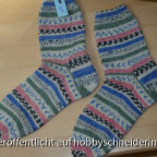 Pastellige Socken Gr 36-37