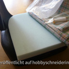 mein nächstes Projekt:neue Bezüge für die 2 Kindersitze nähen
