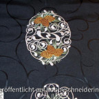 Tischläufer Stickmuster von Embroidery Library gestickt mit der Artista 200