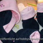 Mütze, Handschuhe, Schal und Überschuhe aus Fleece 004