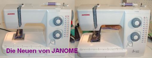 neue Nähmaschinen Janome